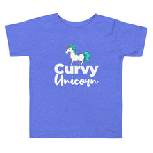 Load image into Gallery viewer, Toddler Curvy Unicorn T Shirt
