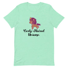 Load image into Gallery viewer, Curly Haired Unicorn Short-Sleeve Unisex T-Shirt
