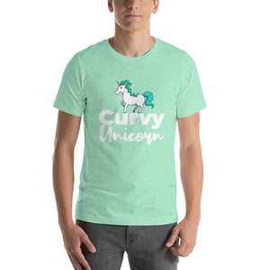 Curvy Unicorn Unisex T-Shirt