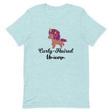 Load image into Gallery viewer, Curly Haired Unicorn Short-Sleeve Unisex T-Shirt
