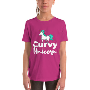 Youth curvy unicorn T-Shirt