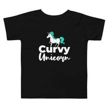 Load image into Gallery viewer, Toddler Curvy Unicorn T Shirt
