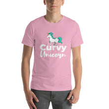 Load image into Gallery viewer, Curvy Unicorn Unisex T-Shirt
